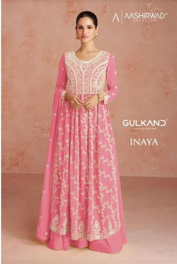 INAYA BY AASHIRWAD CREATION GEROGETTE SALWAR KAMEEZ MANUFACTURER IN INDIA